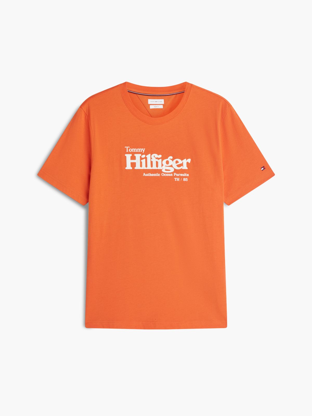 Logo Graphic Jersey T-Shirt — Orange
