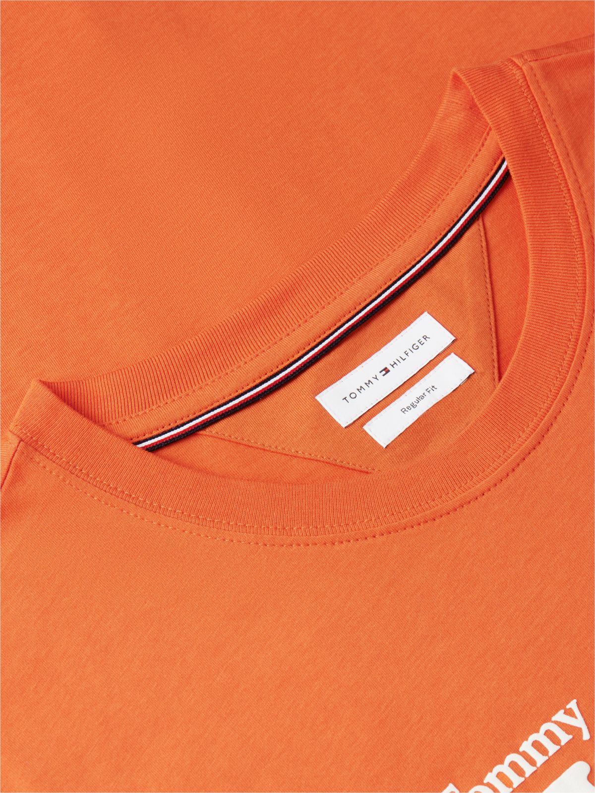 Logo Graphic Jersey T-Shirt — Orange