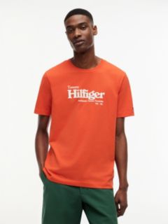 Logo Graphic Jersey T-Shirt — Orange 1