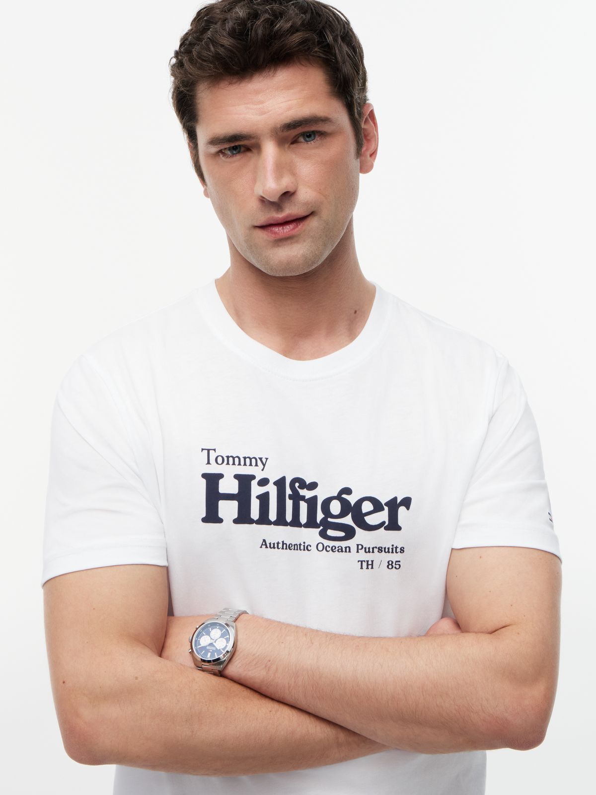 Logo Graphic Jersey T-Shirt — White