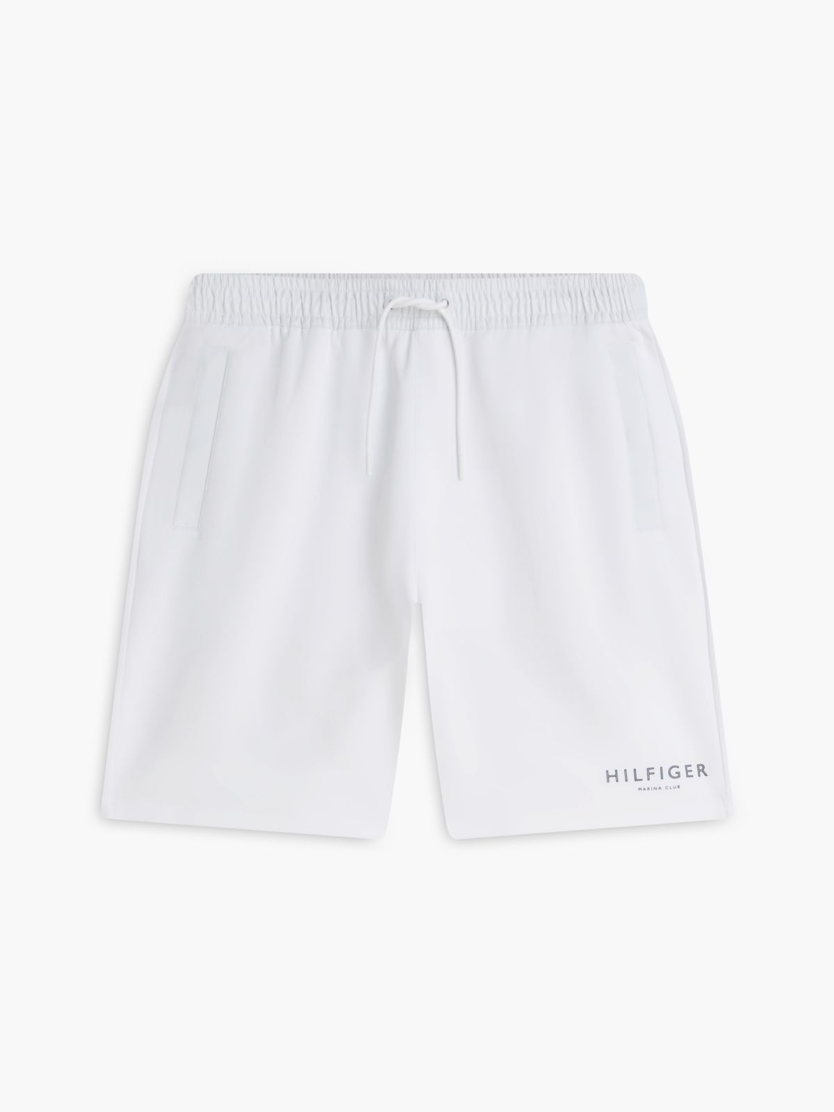 Intechno Knit Logo Sweat Shorts — White