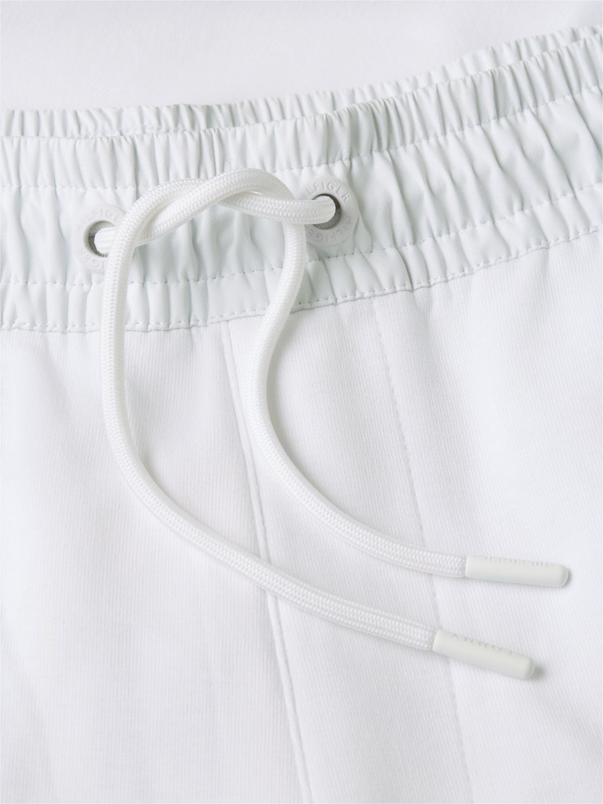 Intechno Knit Logo Sweat Shorts — White