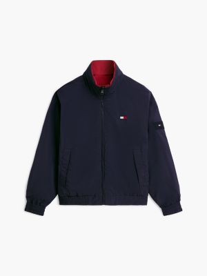 blouson de régate réversible rouge pour hommes tommy hilfiger