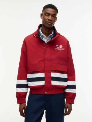 red reversible regatta jacket for men tommy hilfiger
