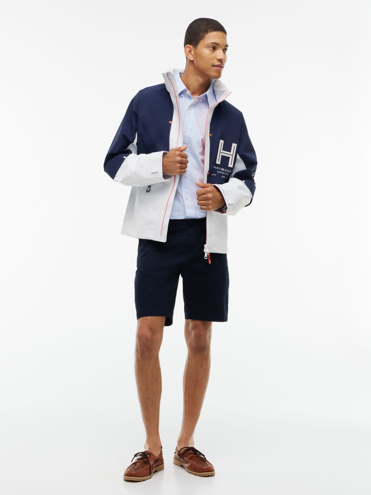 Waterproof Colour-Blocked Regatta Windbreaker — Multi