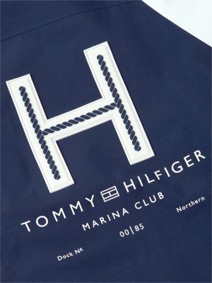 coupe-vent de régate imperméable colour-block plusieurs couleurs pour hommes tommy hilfiger