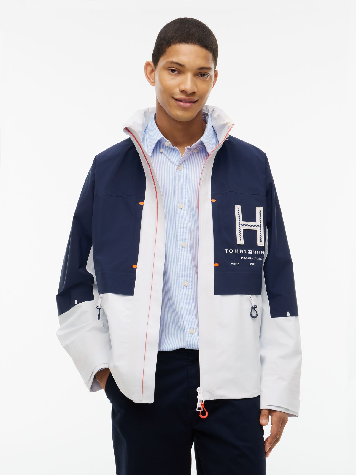 Waterproof Colour-Blocked Regatta Windbreaker — Multi