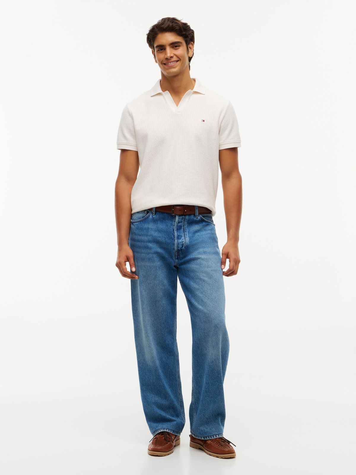 Grand Loose Faded Jeans — Blue