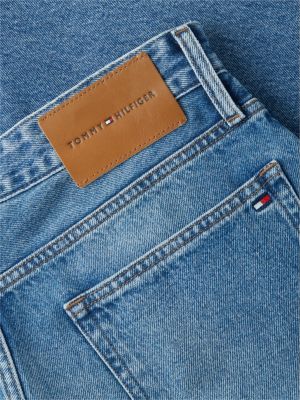 blue faded loose jeans for men tommy hilfiger