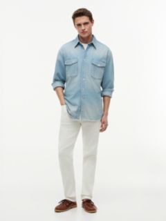 Relaxed Fit Denim Shirt — Blue 2