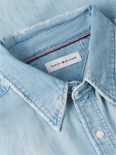 Relaxed Fit Denim Shirt — Blue 6