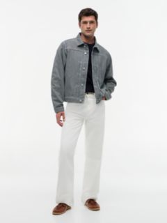 Stripe Denim Jacket — Blue 2