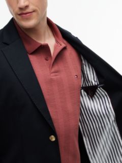 New York Label Crest Regular Fit Blazer — Blue 4