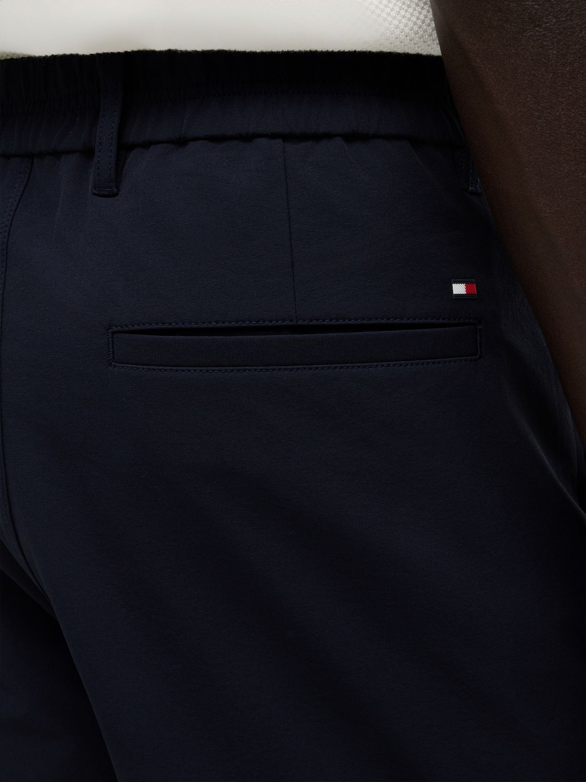 Tech Elasticated Chino Shorts — Blue