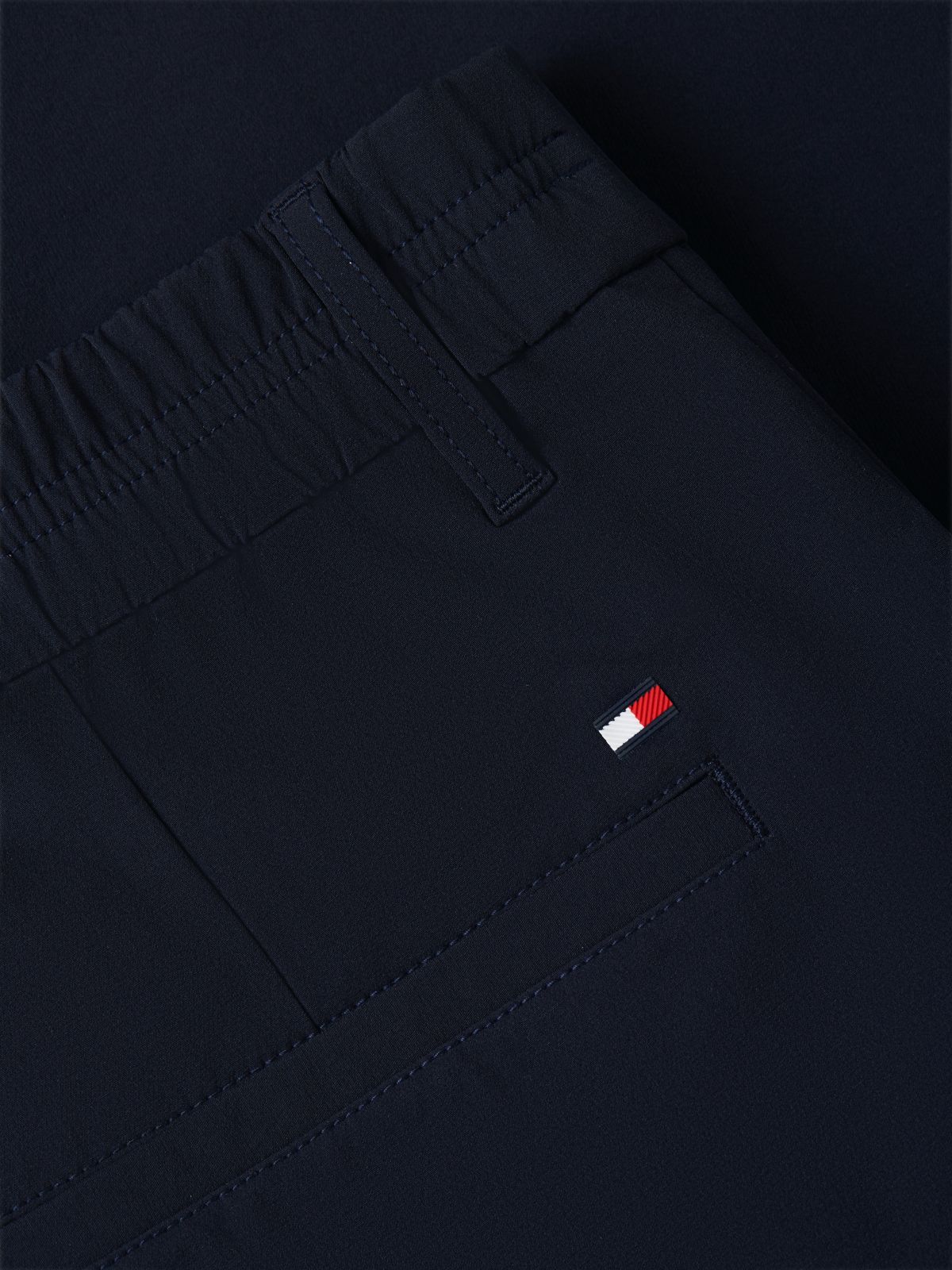 Tech Elasticated Chino Shorts — Blue