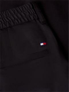 Dover Regular Straight Elasticated Lyocell Blend Chinos — Black 6
