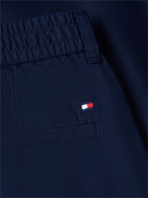 blau dover regular fit stretch-chinos aus twill für herren - tommy hilfiger