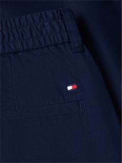 Dover Regular Straight Elasticated Lyocell Blend Chinos — Blue 6