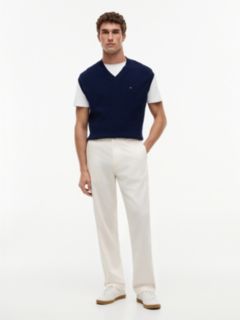 Dover Regular Straight Elasticated Lyocell Blend Chinos — Beige 2