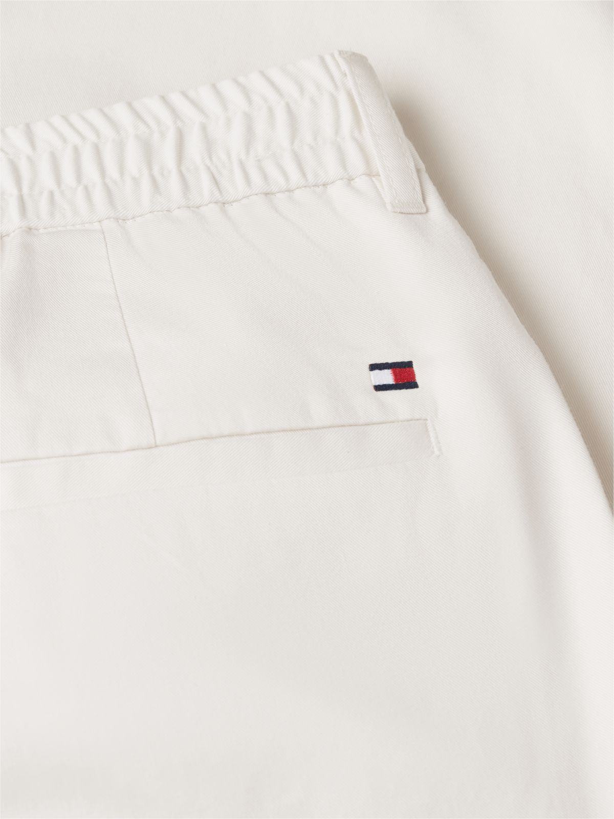 Dover Regular Straight Elasticated Lyocell Blend Chinos — Beige
