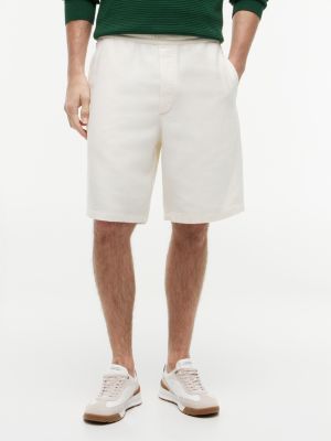 yellow woven structured 10 inseam shorts for men tommy hilfiger