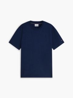 Chain-Stitch Graphic Jersey T-Shirt — Blue 5