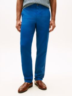 Dover Regular Straight Honeycomb Texture Chinos — Blue 2