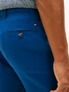 Dover Regular Straight Honeycomb Texture Chinos — Blue 3