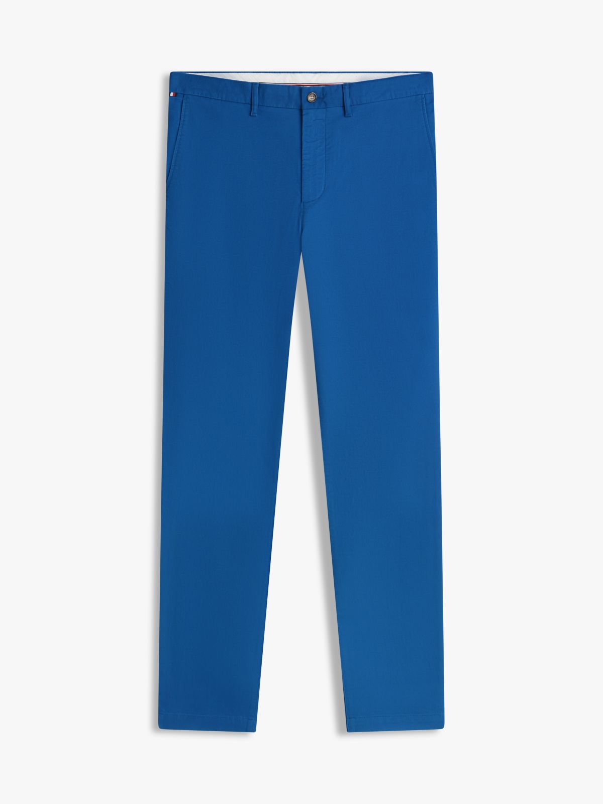 Dover Regular Straight Honeycomb Texture Chinos — Blue