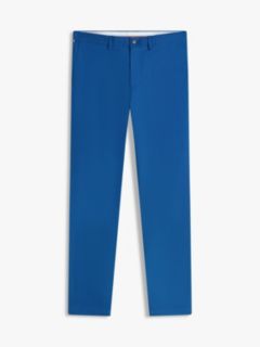 Dover Regular Straight Honeycomb Texture Chinos — Blue 5