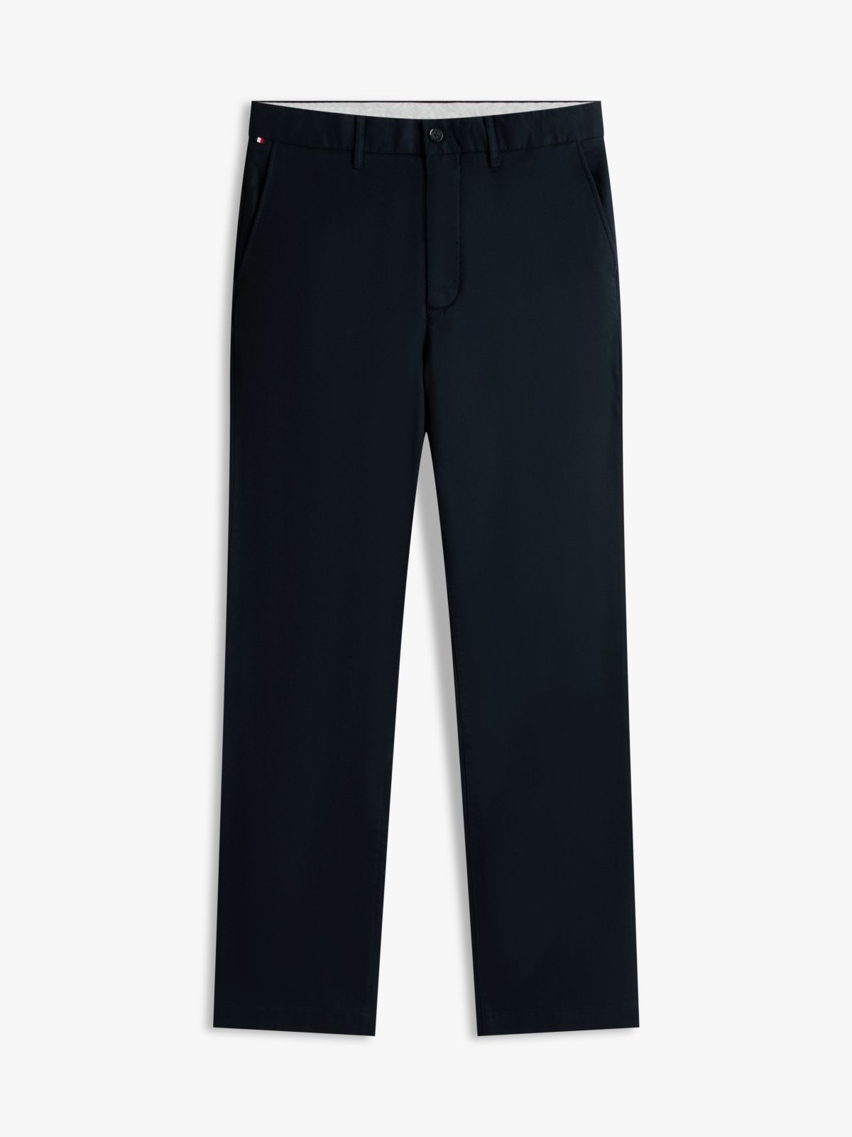 Dover Regular Straight Honeycomb Texture Chinos — Blue
