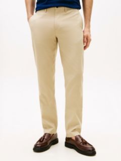 Dover Regular Straight Honeycomb Texture Chinos — Khaki 2