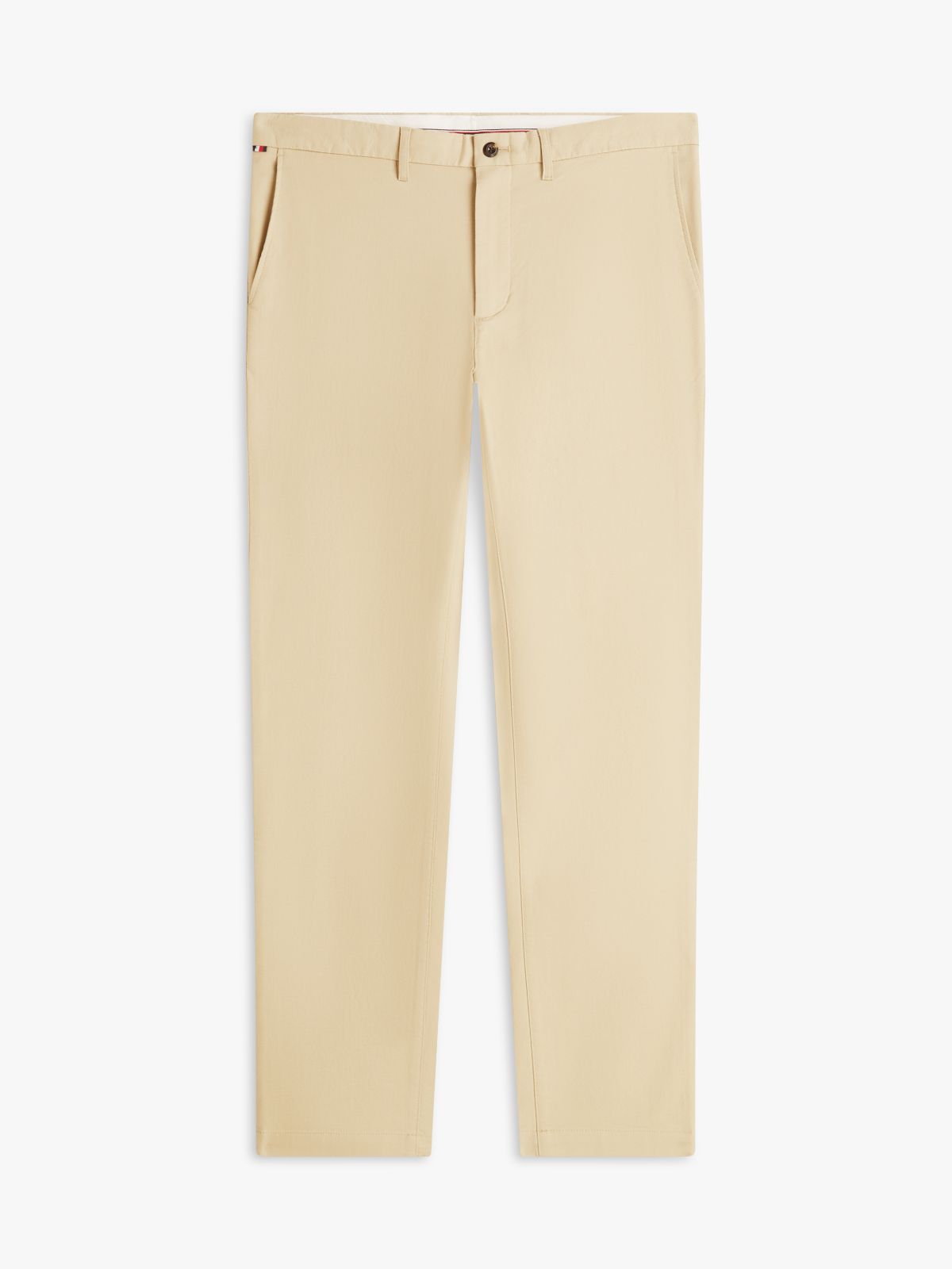 Dover Regular Straight Honeycomb Texture Chinos — Khaki