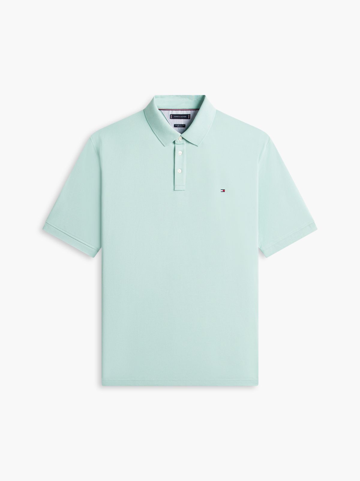 Plus 1985 Regular Fit Pique Polo Shirt — Green