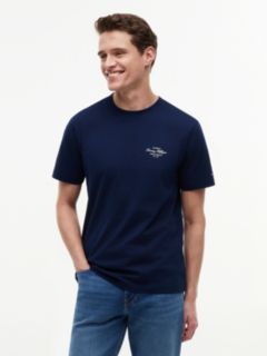 Back Logo Jersey T-Shirt — Blue 1