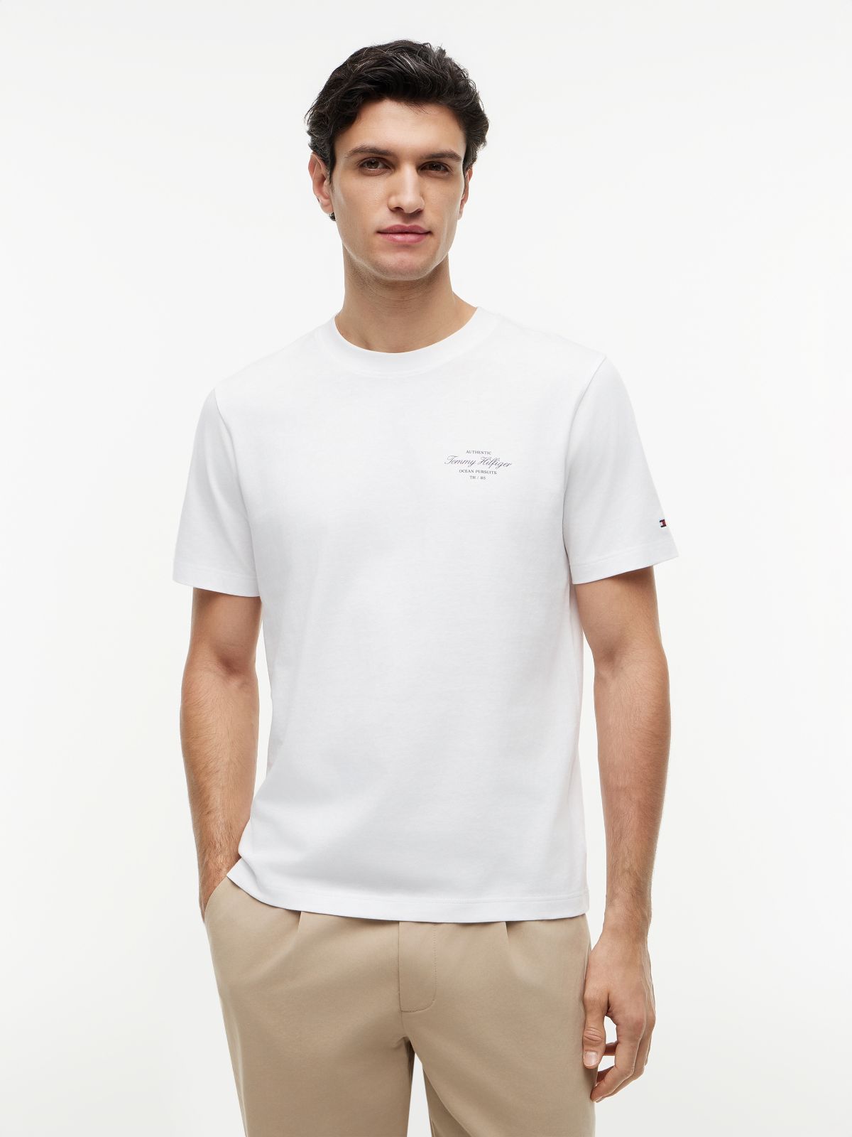 Back Logo Jersey T-Shirt — White