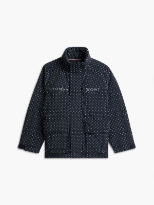 blue tommy hilfiger x frgmt relaxed field jacket for men tommy hilfiger