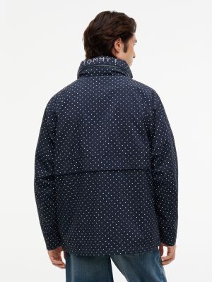 blue tommy hilfiger x frgmt relaxed field jacket for men tommy hilfiger