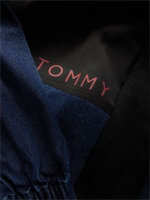 black tommy hilfiger x frgmt colour-blocked regatta jacket for men tommy hilfiger