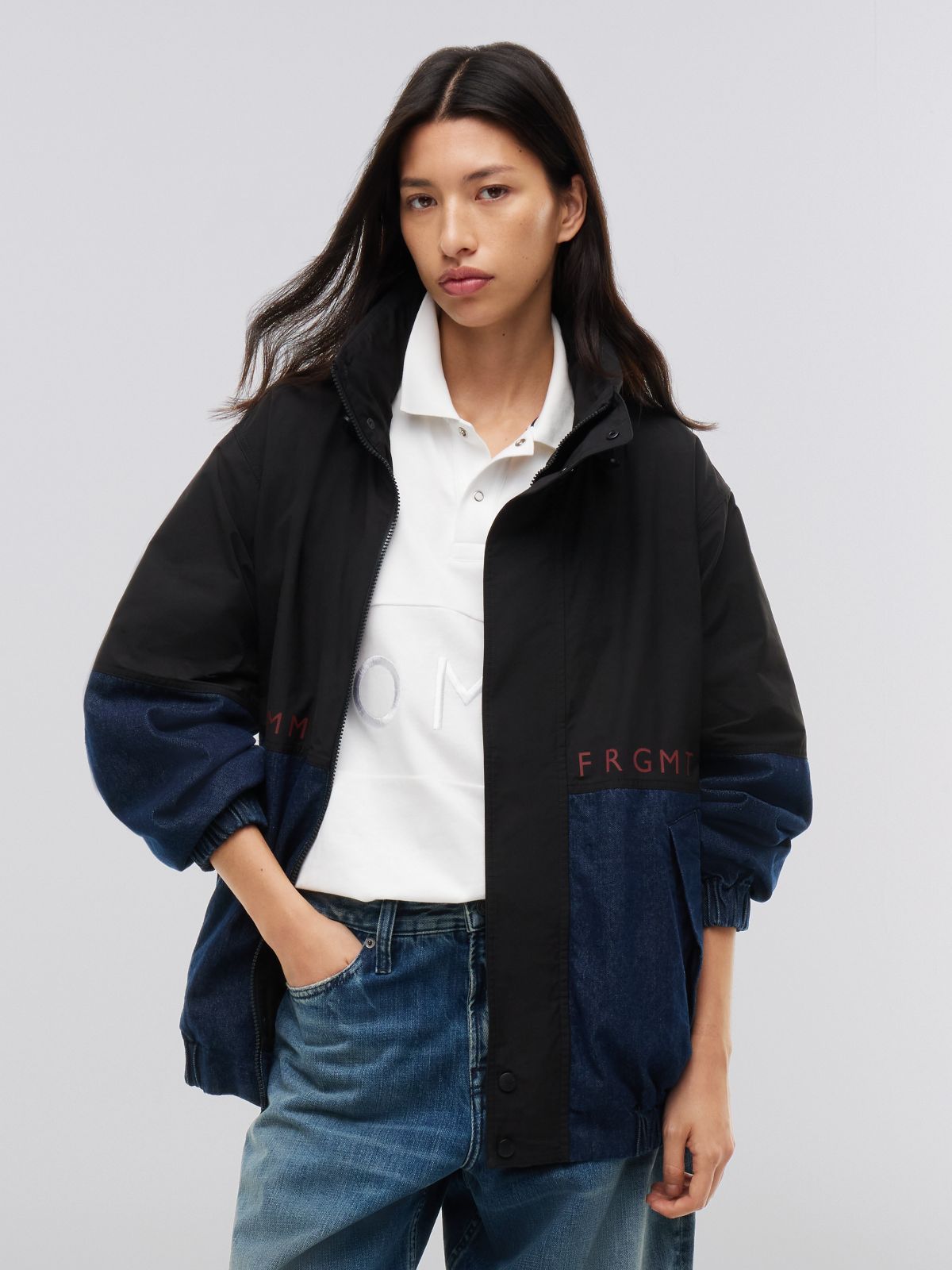 Tommy Hilfiger x FRGMT Colour-Blocked Regatta Jacket — Black