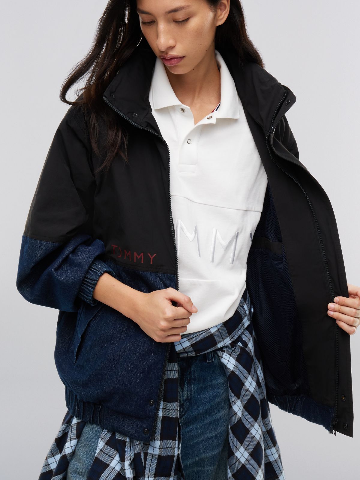 Tommy Hilfiger x FRGMT Colour-Blocked Regatta Jacket — Black