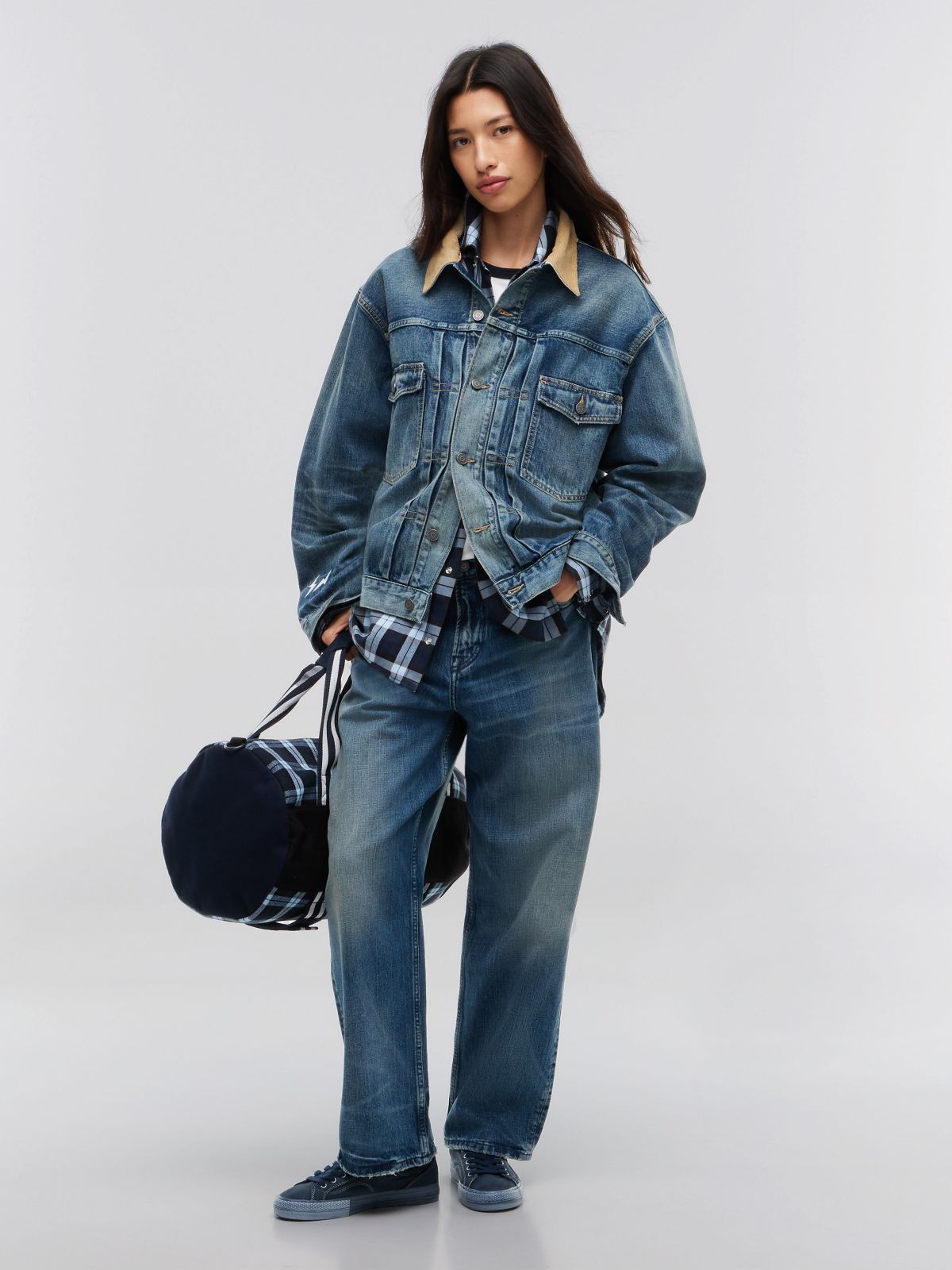 Tommy Hilfiger x FRGMT Denim Trucker Jacket — Blue