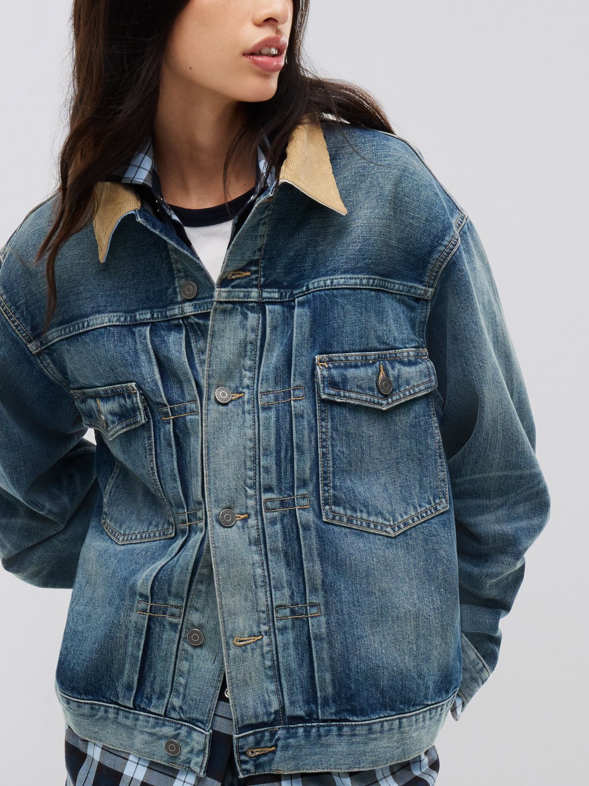 Tommy Hilfiger x FRGMT Denim Trucker Jacket — Blue