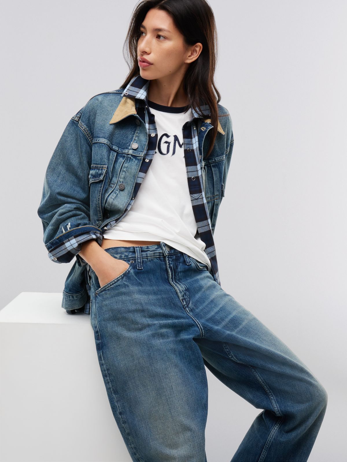 Tommy Hilfiger x FRGMT Relaxed Ankle Jeans — Denim
