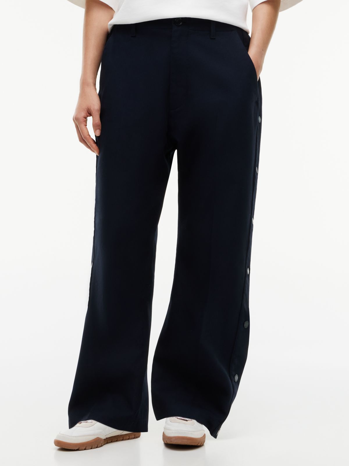 Tommy Hilfiger x FRGMT Snap-Button Relaxed Chinos — Blue