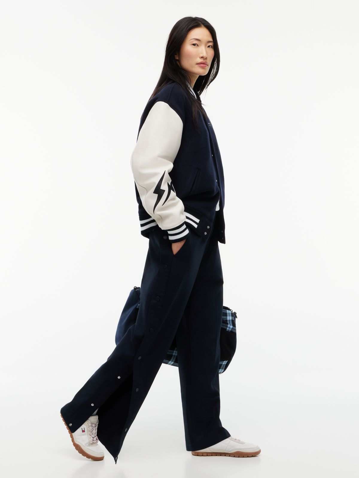 Tommy Hilfiger x FRGMT Snap-Button Relaxed Chinos — Blue