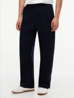 Tommy Hilfiger x FRGMT Snap-Button Relaxed Chinos — Blue 1