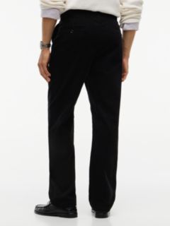 Dover Regular Straight Elasticated Corduroy Chinos — Black 4