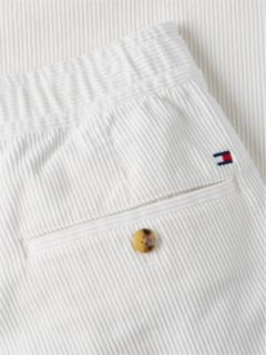 Dover Regular Straight Elasticated Corduroy Chinos — White 7