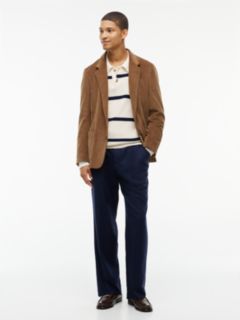Dover Regular Straight Wool Blend Chinos — Blue 2